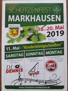 Schützenfest 2019 Plakat